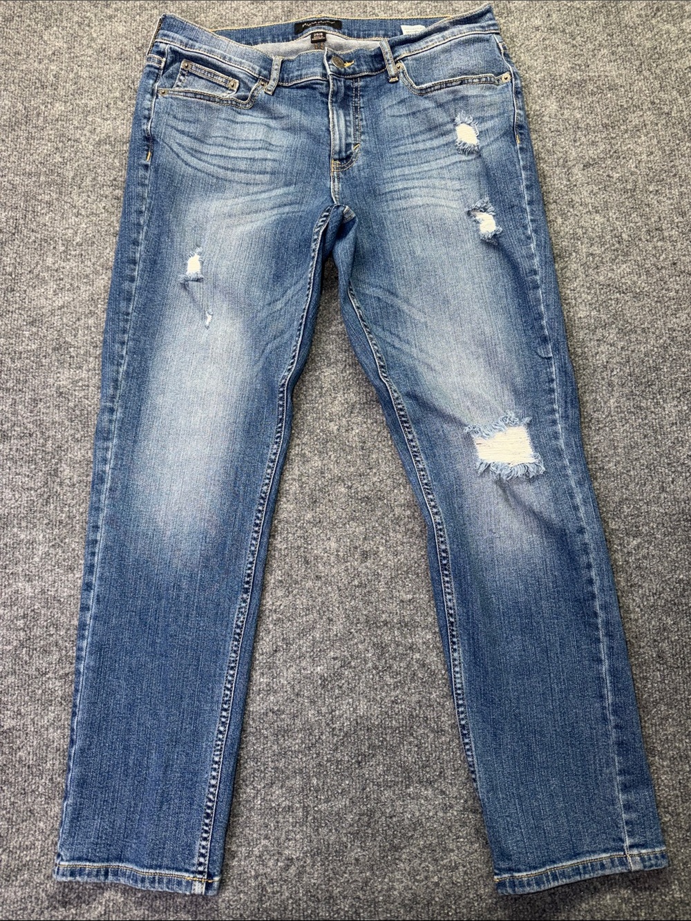 Banana Republic Light Blue Distressed Girlfriend Jeans
